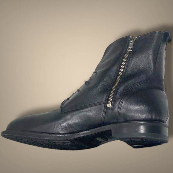 NWOB Men's 12 US, 30 Mex, PROXON Men's Black Leather Executive Work Boots - Picture 7 of 11